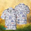 United States 250th Anniversary 1776 2026 Eagle Crest White Hawaiian Shirt United States 250th Anniversary 1776 2026 Eagle Crest White Hawaiian Shirt