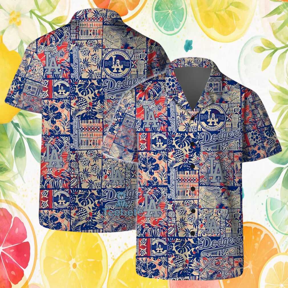 Los Angeles Dodgers 2026 Mosaic Baseball Hawaii Aloha Hawaiian Shirt,